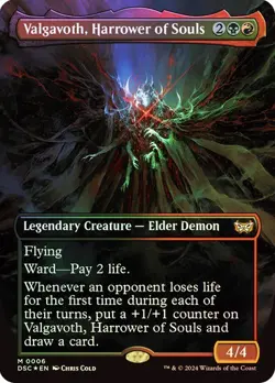 Valgavoth, Harrower of Souls *Foil Borderless* - DSC NM Magic The Gathering MTG - Image 1