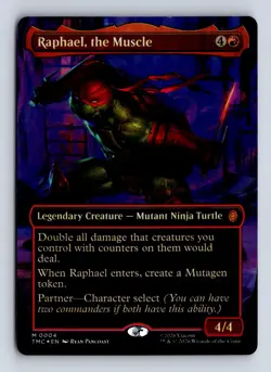 Raphael, the Muscle (Borderless) Mythic Commander: Teenage Mutant Ninja Turtles - Image 1