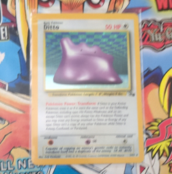 Wizards of the Coast Pokemon TCG Ditto 3/62 Fossil Holo Rare Unlimited 50 HP - Image 1