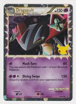 Dragapult SWSH132 Celebrations 25th Anniversary Stamped Promo Pokemon LP - Image 1