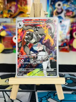 Team Rocket’s Houndoom Illustrated Rare - 191/182 Destined Rivals - Pokemon TCG - Image 2