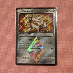 Pokemon TCG Solgaleo 89/156 Ultra Prism Prism Star Holo Rare 2018 pre owned - Image 1