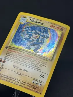 Pokemon TCG Machamp Base Set 8/102 Holo Unlimited Holo Rare - Image 2