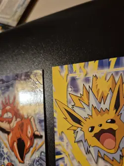 Pokemon Lotto 5 Carte Topps Chrome Poor - Mewtwo - Dragonite - Jolteon - Image 3