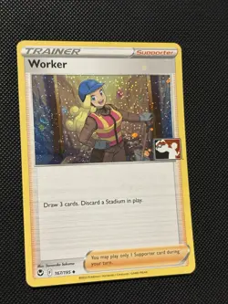 Pokemon Play Prize Pack Series 4 - Worker - 167/195 - COSMOS HOLO - M/NM - Image 2