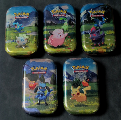 Pokemon TCG Ascended Heroes Mini Tin Complete Set (5 Factory Sealed) - Image 1