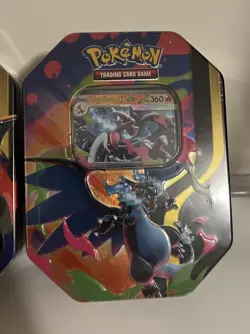 Pokemon TCG - Mega Charizard ex Tin (Set of 2 Tins) - Brand New & Sealed - Image 4