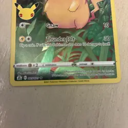 PIKACHU 2021 POKEMON CELEBRATIONS 25TH ANNIVERSARY 005/025 FULL ART HOLO Q4320 - Image 3