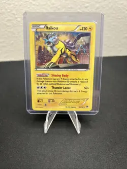 Pokemon TCG Raikou 55/162 Blister Exclusives Cosmos Holo With Swirl - Image 1