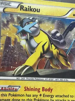Pokemon TCG Raikou 55/162 Blister Exclusives Cosmos Holo With Swirl - Image 3