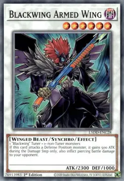 x3 Blackwing Armed Wing - L5DD-ENC28 - Common - 1st Edition Yu-Gi-Oh! M/NM - Image 1