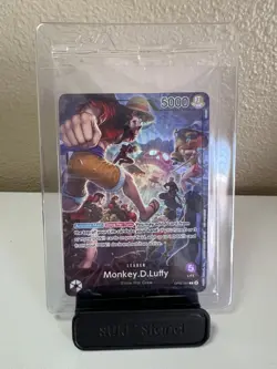 MONKEY D LUFFY - One Piece OP05-060 - SEALED PROMO Leader L - PSA Magazine - Image 1