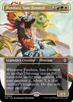 Pantlaza, Sun-Favored (Borderless) - Near Mint MTG - Image 1