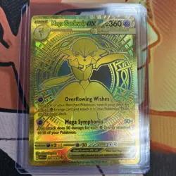Pokemon Mega Gardevoir Ex 187/132 Gold Holo Mega Ultra Rare Mega Evolution Set - Image 1