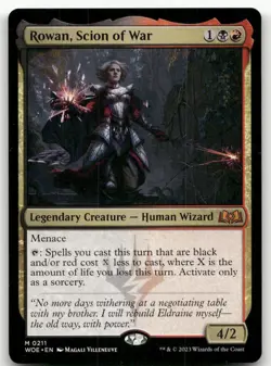 Rowan, Scion of War #211 (NM) Wilds of Eldraine WOE Magic MTG - Image 1