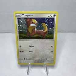 Pokemon TCG Yungoos 12/12 McDonald's Promos Holo 2017 MP - Image 1