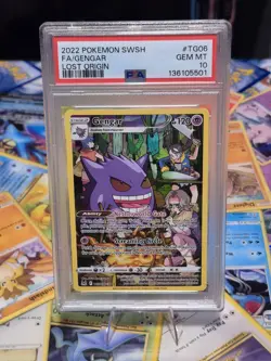 2022 Pokemon SWSH Lost Origin Gengar Trainer Gallery #TG06/TG30 PSA 10 GEM MINT - Image 1