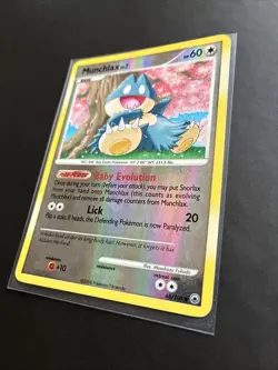 Pokemon TCG Munchlax 68/100 Majestic Dawn 2008 Reverse Holo LP - MP - Image 3