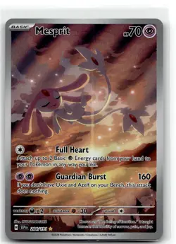 Mesprit 204/191 Illustration Rare Surging Sparks Pokemon NM b6 - Image 1