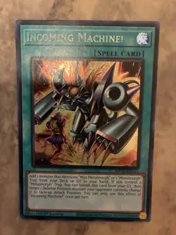 Yugioh! TCG - Incoming Machine! - Prismatic Secret Rare - MP25-EN111 - Image 1
