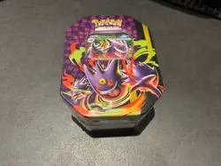 Pokemon TCG Mega Moonlit Tin Mega Gengar Ex Promo | Sealed In Hand - Image 1