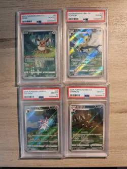 PSA 10 Pokemon Gem2 Eeveelutions Chinese AR Exclusive SEQUENTIAL - Image 1