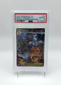 Mega Charizard EX 125/094 & Sylveon GX SV76/SV90 PSA 10 Pokemon TCG - Image 1