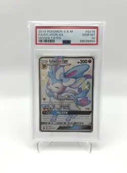 Mega Charizard EX 125/094 & Sylveon GX SV76/SV90 PSA 10 Pokemon TCG - Image 2