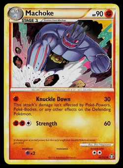 Pokemon Card Machoke 40/102 HGSS Triumphant Uncommon - Image 1