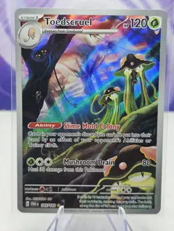 Toedscruel Paradox Rift Holo Card 185/182 Illustration Rare Full Art NM - Image 1