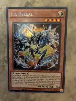 Yugioh! TCG - Ice Ryzeal - Prismatic Secret Rare - 2025 Mega-Pack - MP25-EN119 - Image 1