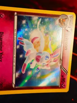 MP Pokemon (Holo) SYLVEON Card XY TRAINER KIT Set 30/30 Foil Half Deck#2 - Image 2