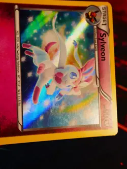MP Pokemon (Holo) SYLVEON Card XY TRAINER KIT Set 30/30 Foil Half Deck#2 - Image 3