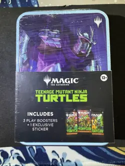 NEW Magic: The Gathering Teenage Mutant Ninja Turtles Tin [Shredder] 3 Boosters - Image 1