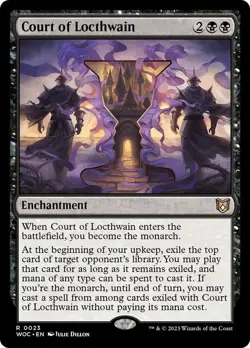 Court of Locthwain Wilds of Eldraine NM MTG - Image 1