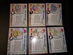 Pokemon Lotto 6 Carte Topps Chrome - Scyther- Electabuzz - Marowak - Image 2