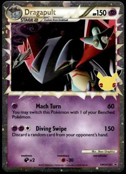 Dragapult SWSH132 SWSH Black Star Promo MP Pokemon 2019 - Image 1