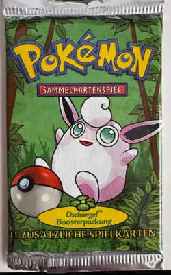 Pokemon Jungle Booster Knuddeluff - Deutsch Neu OVP Sealed Vintage WOTC - Image 1