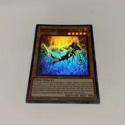 YuGiOh! Crystal Shark - Super Rare 1st Edition NM -LED9-EN002 - Image 1