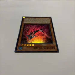 YuGiOh! Crystal Shark - Super Rare 1st Edition NM -LED9-EN002 - Image 5