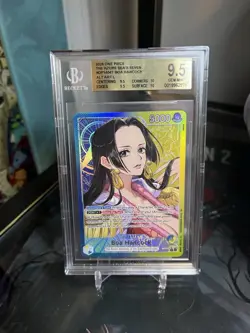 One Piece CCG Boa Hancock ALT ART Leader Op14-041 BGS 9.5 GEM MINT - Image 1