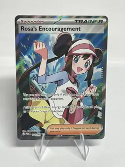 Pokemon Rosa's Encouragement Full Art Trainer Holo Card 114/088 perfect order - Image 1