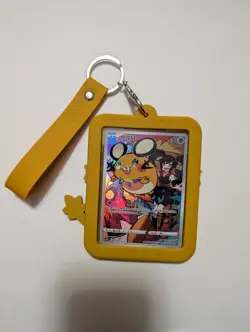 Dedenne Pokemon Tcg Silicone Card Display Keychain Nintendo Card Included - Image 2