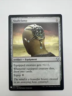 Magic The Gathering: Skullclamp Mystery Booster - Commander 2017 Rare M/NM MTG - Image 1