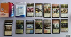 MTG Magic 60 Karten Fallout Wasteland Tech Deck Jeskai + Box & 100 Sleeves - Image 2