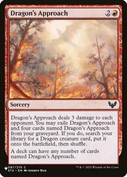 MTG DRAGON's APPROACH EXC - AVVENTO DEL DRAGO - TLI - MAGIC - Image 1