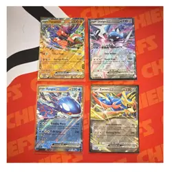 Pokemon Promo ex Lot - Koraidon, Dialga, Kyogre, Zacian - SVP 197, 180, 178, 198 - Image 1
