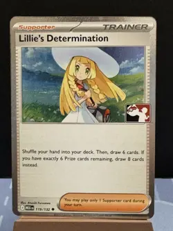 Lillie's Determination 119/132 Prize Pack Series Cosmos Holo NM - Image 1