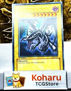 Yugioh Red-Eyes B. Dragon LOB-070 The Legend of Blue Eyes 1st Edition Vintage - Image 1