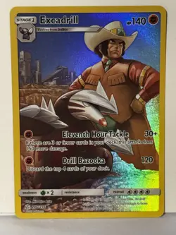 Excadrill (Secret) 246/236 SM - Cosmic Eclipse NM Pokemon Fast Shipping - Image 1